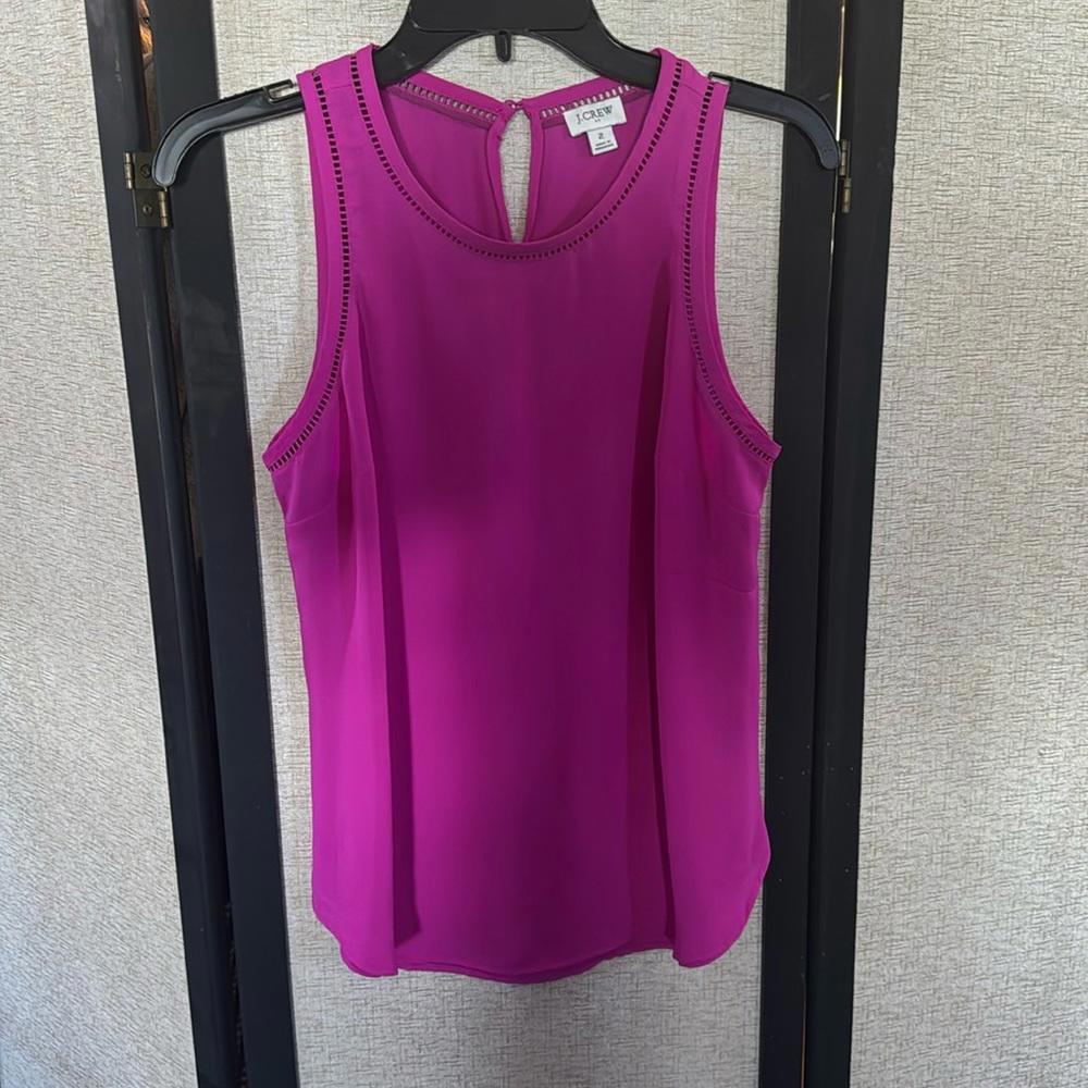 Pink J Crew Blouse